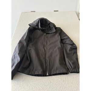 The North Face‎ Jacket Womens Small Black Hooded Rain Coat Lightweight Zip